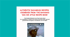 Desktop Screenshot of greatbahamianrecipes.com